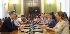 16 September 2016 The students of the European Integration School visit the National Assembly House